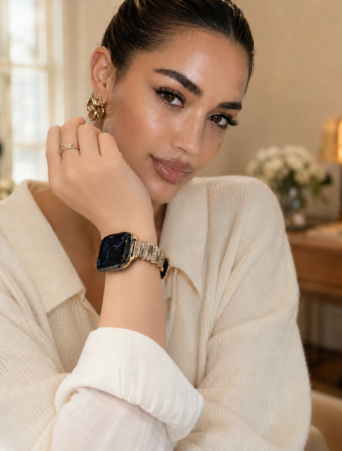 רצועת עור יוקרתית ל־ Apple Watch | ELEGANZA