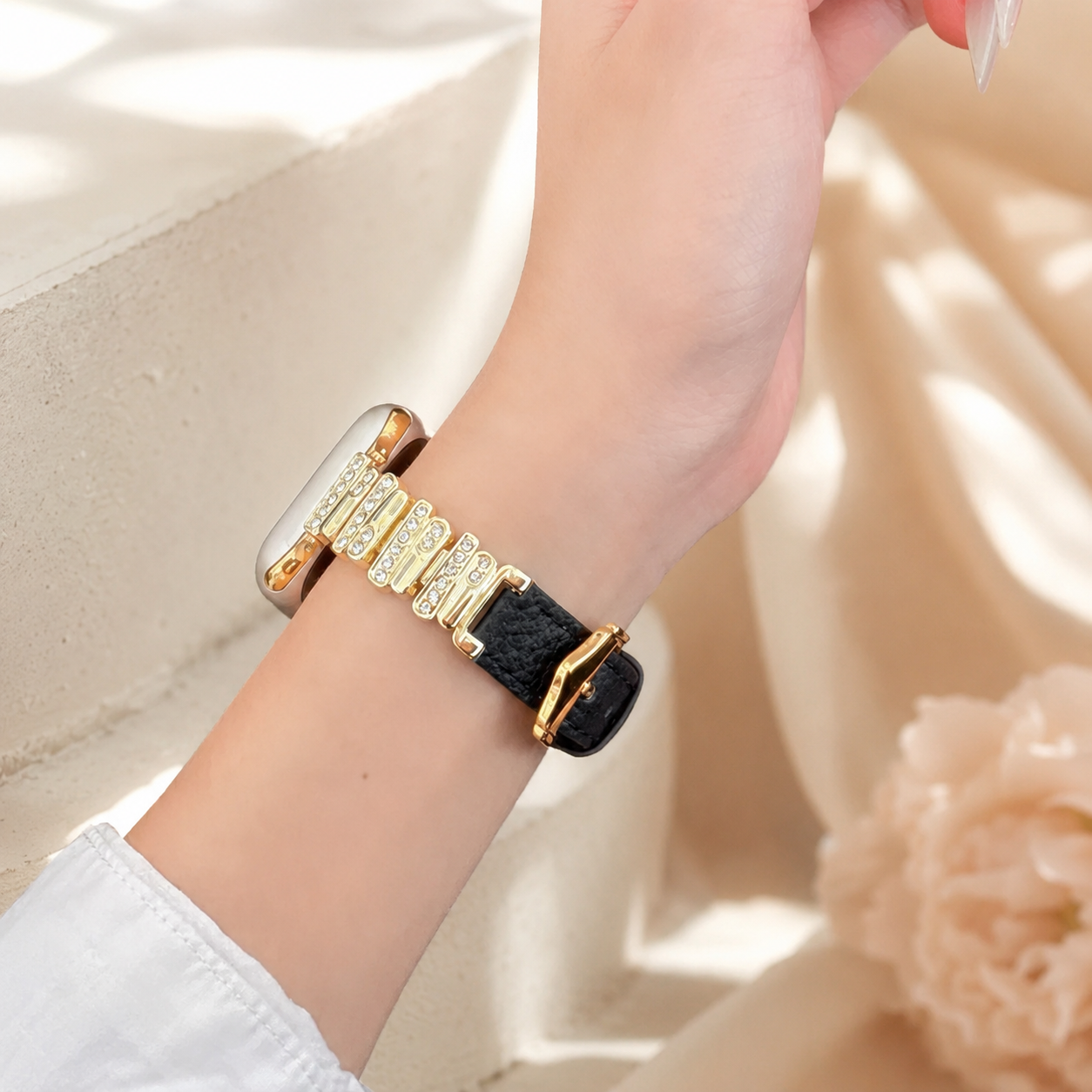 רצועת עור יוקרתית ל־ Apple Watch | ELEGANZA