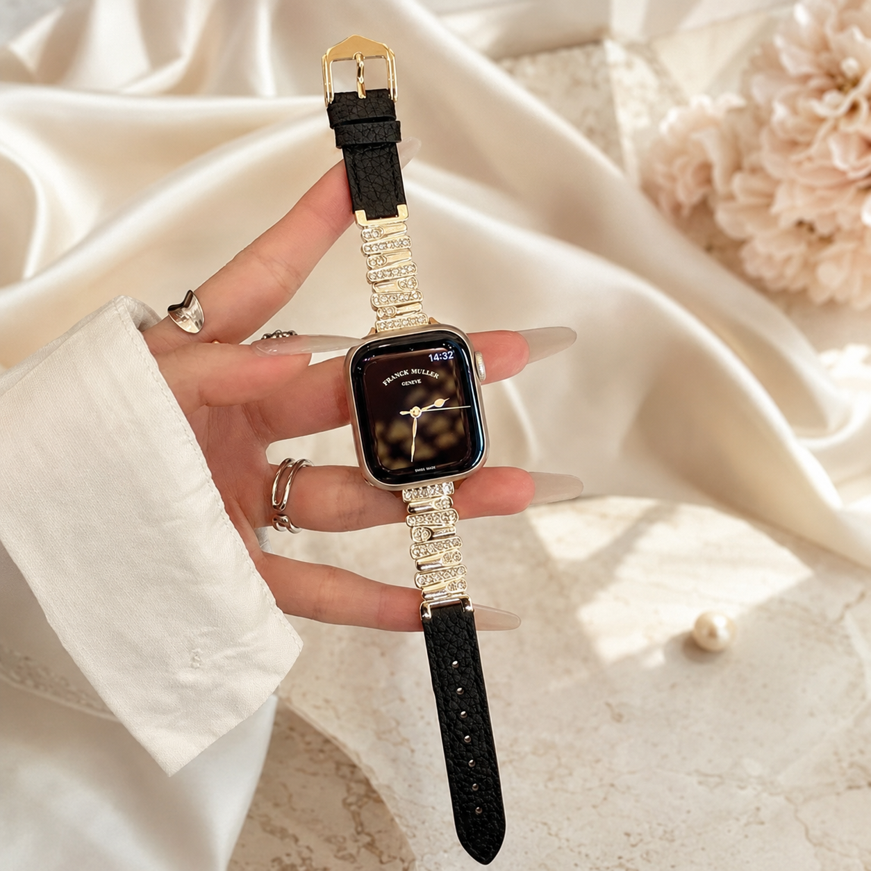 רצועת עור יוקרתית ל־ Apple Watch | ELEGANZA